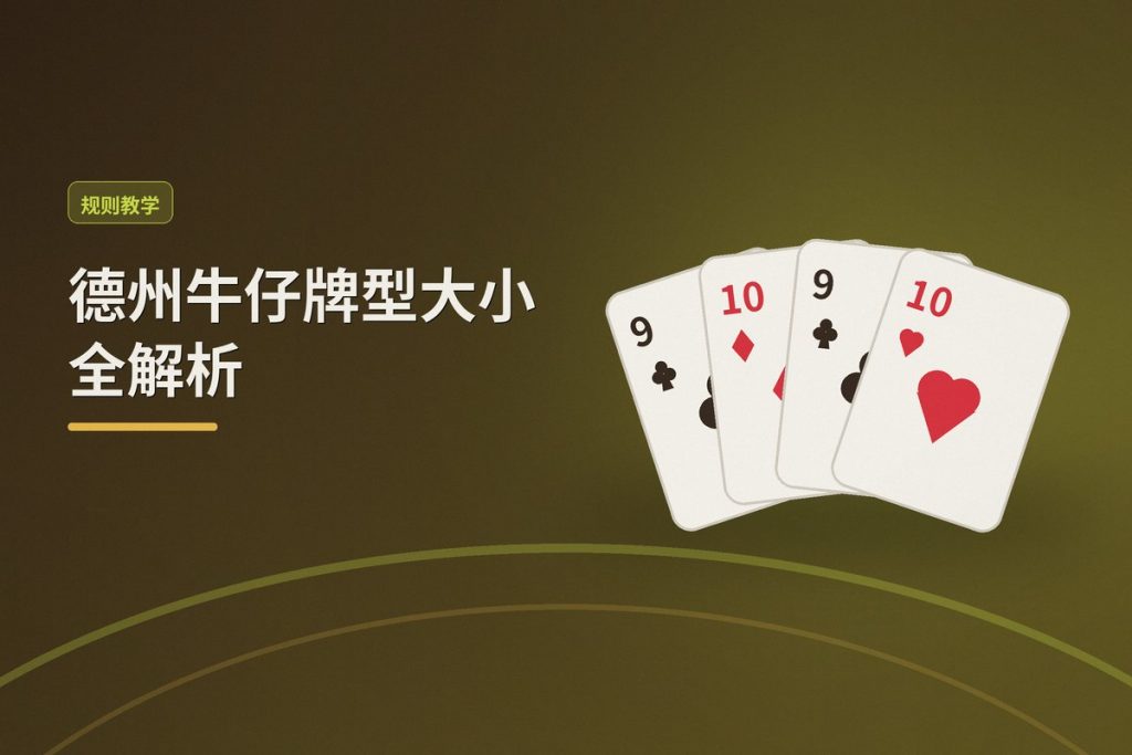 德州牛仔牌型大小全解析：从新手到进阶的实用指南
