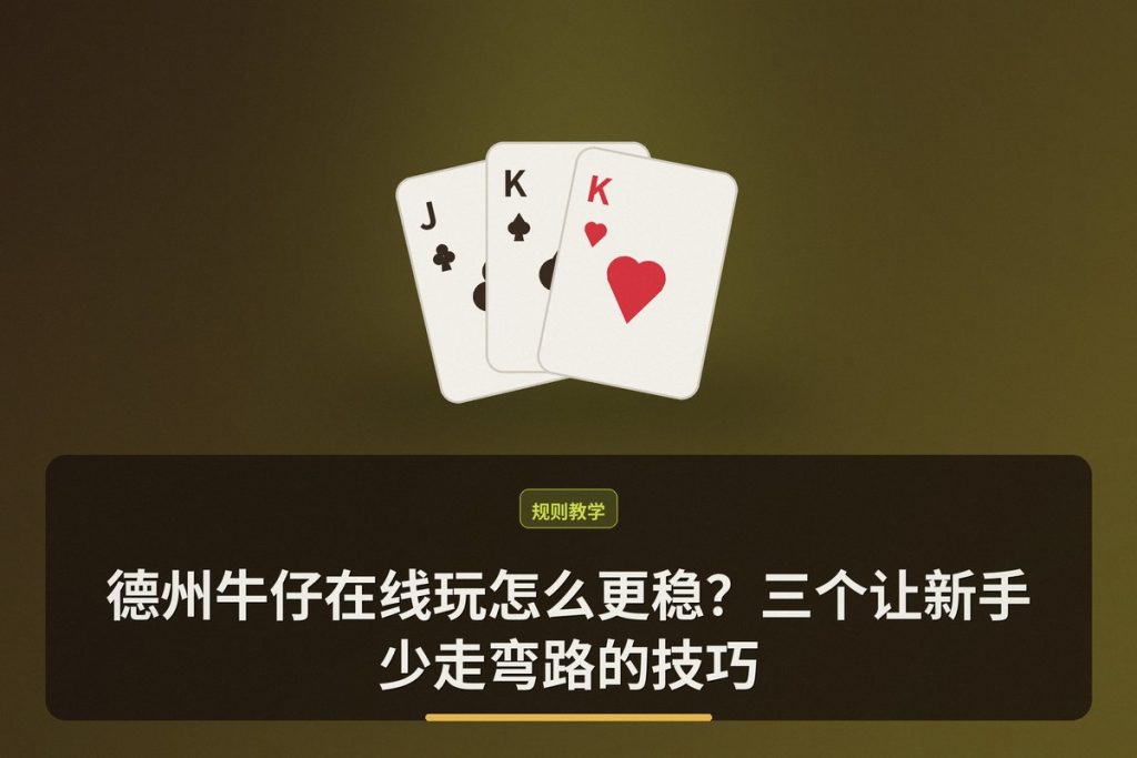 德州牛仔在线玩怎么更稳？三个让新手少走弯路的技巧