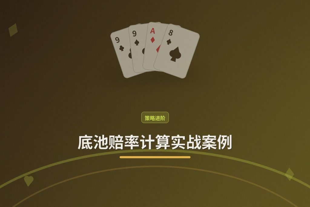 底池赔率计算实战案例：三个场景帮你快速掌握决策技巧