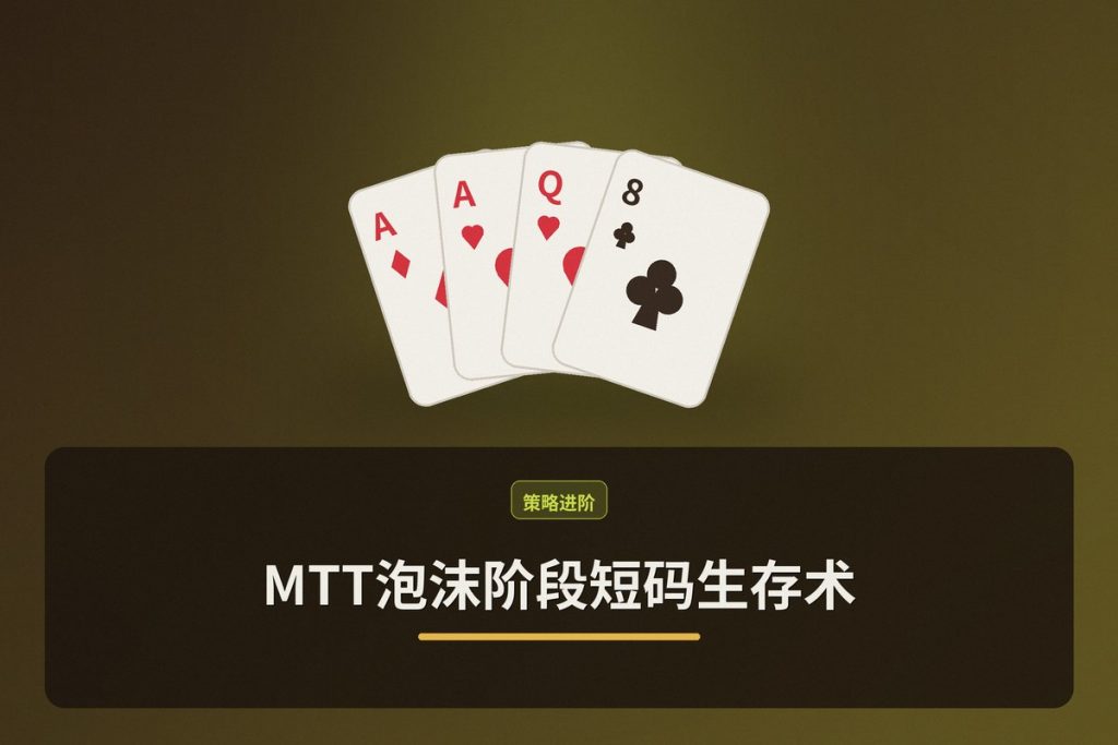 MTT泡沫阶段短码生存术：三个关键打法帮你更稳进圈