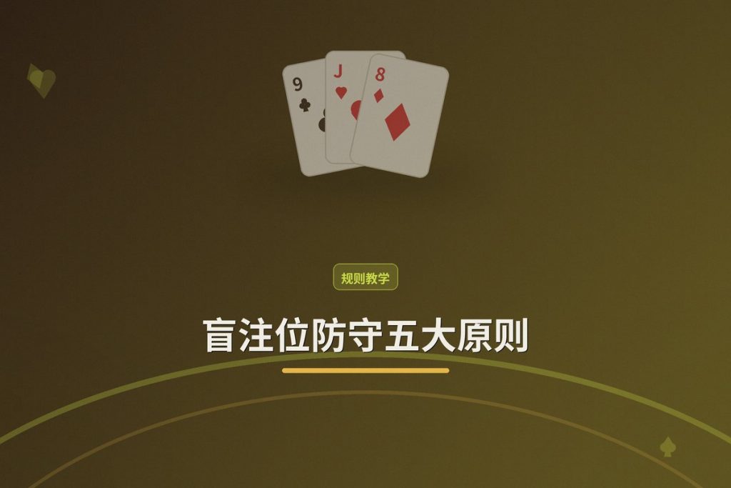 盲注位防守五大原则：德州牛仔如何打好大小盲
