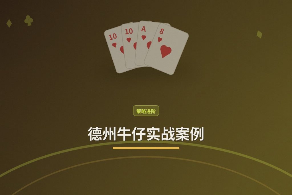 德州牛仔实战案例：三个经典牌局教你提升胜率